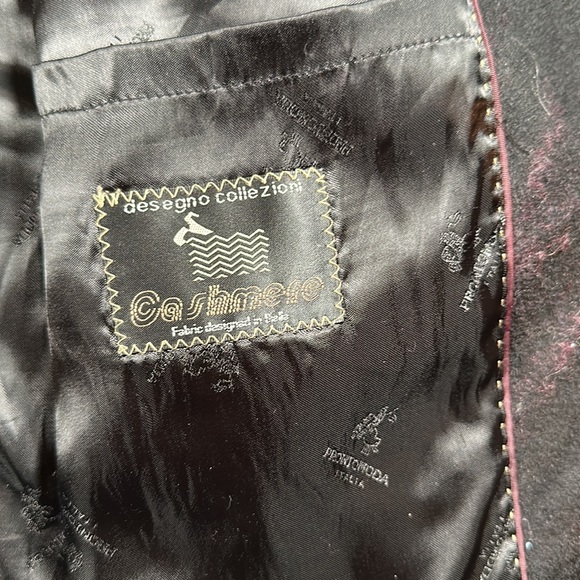 Men’s Pronto Moda Cashmere Overcoat sz 54 R - Picture 3 of 7